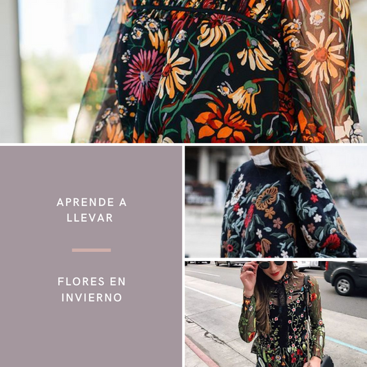 Aprende a llevar flores en invierno