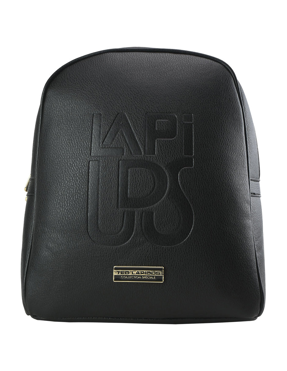 Mochila Bacpack Diseño Ted Lapidus De Gran Capcidad Color Negro