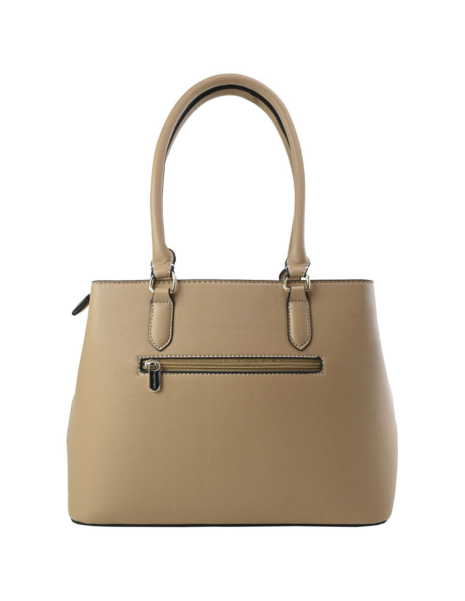 Bolsa Tote De Hombro Ted Lapidus Color Carne Para Mujer Unicolor