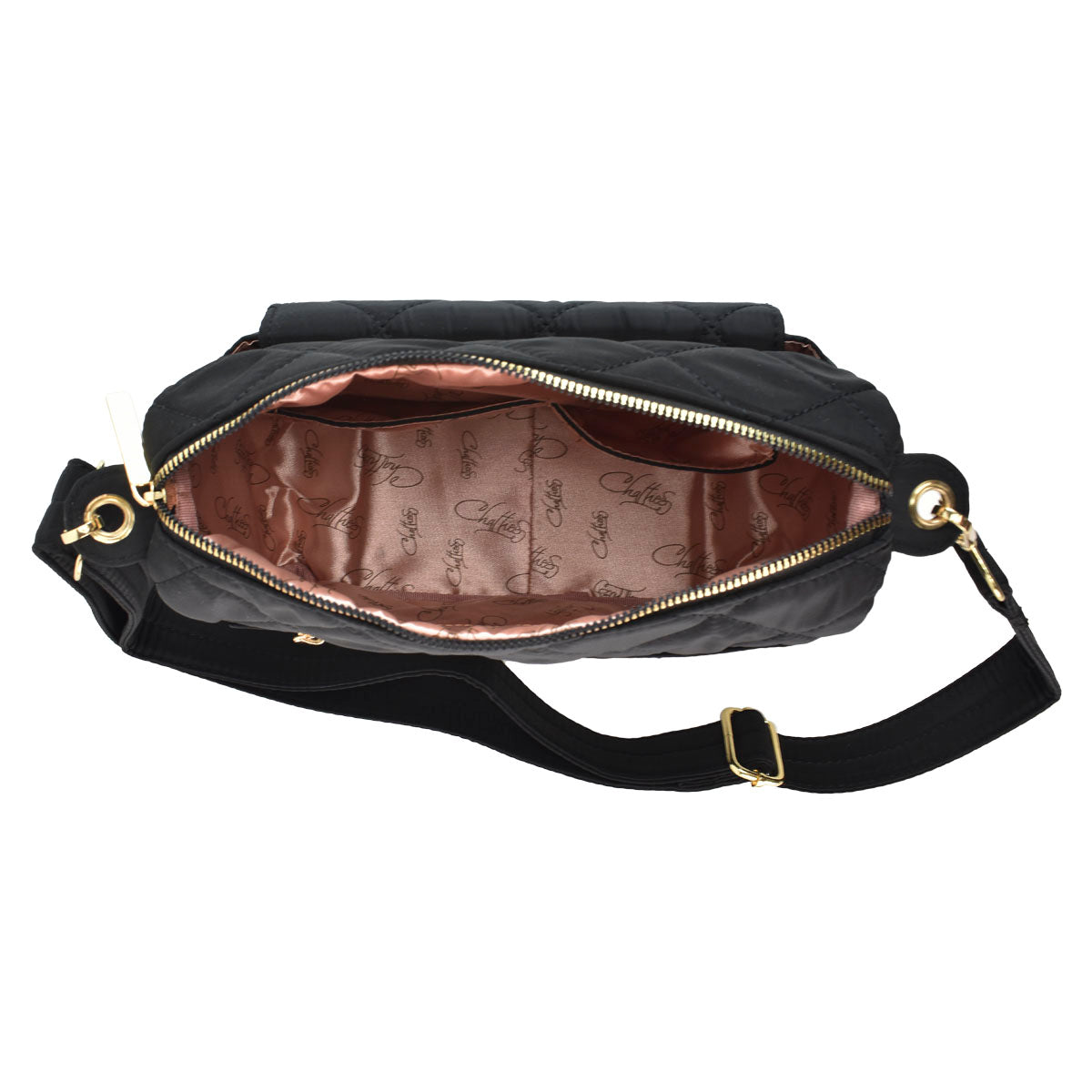 Bolsa Para Mujer Crossbody Diseño Minimalista Negro