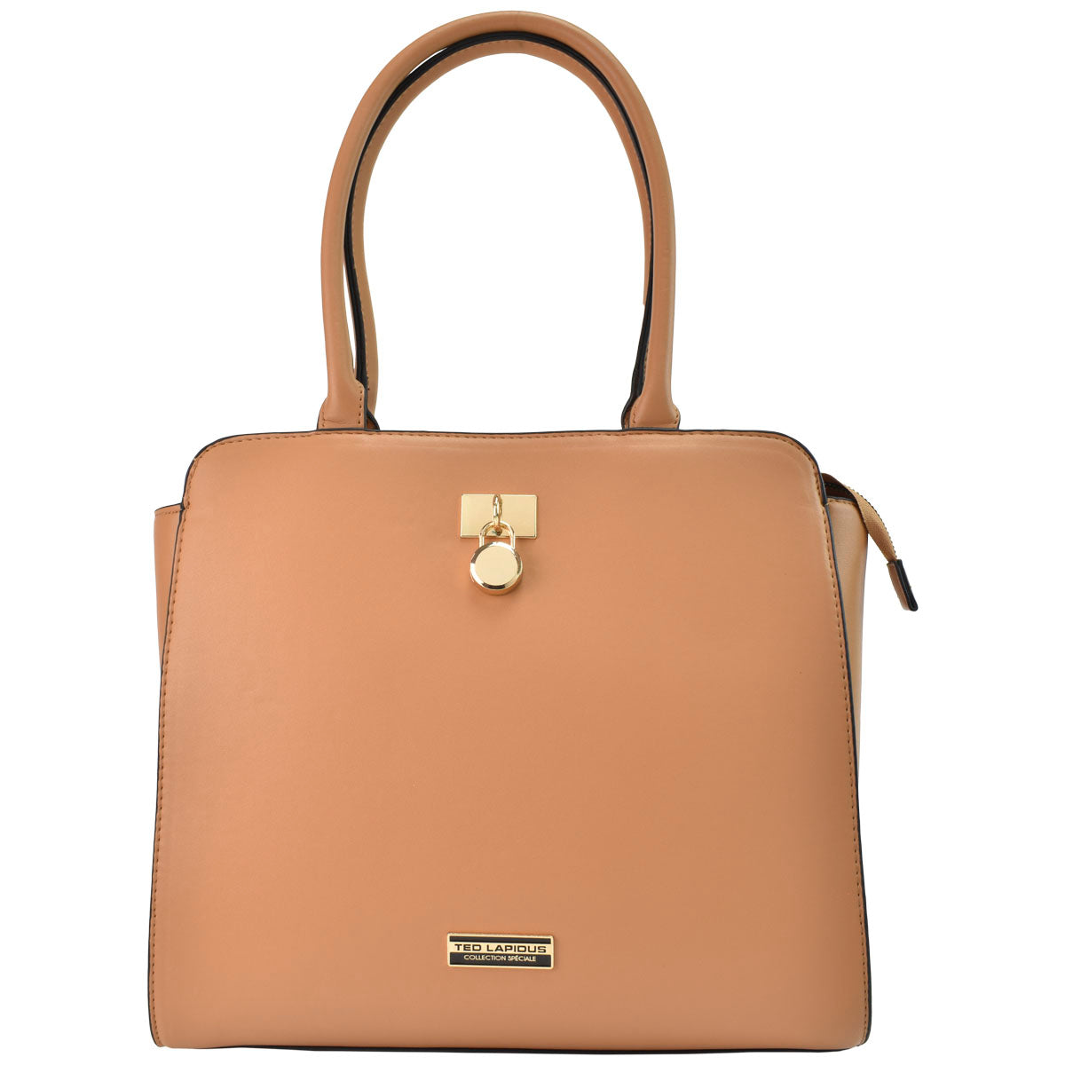 Bolsa Para Mujer Diseño Liso Camello Tote Ted Lapidus