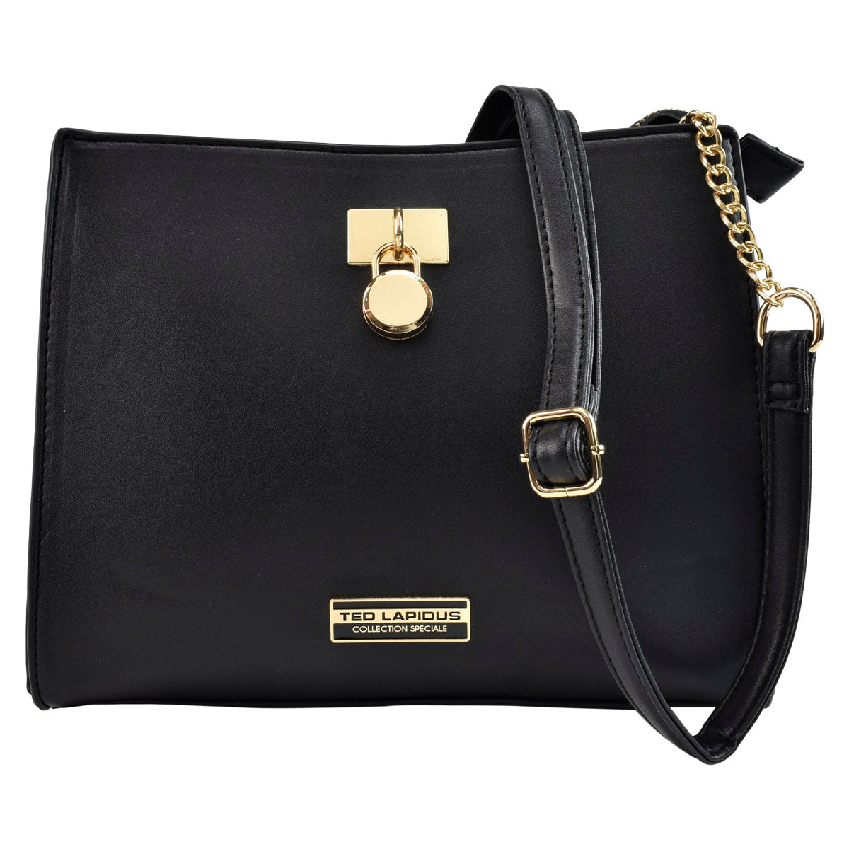 Bolsa Para Dama De Asa Con Cadena Color Negro TL