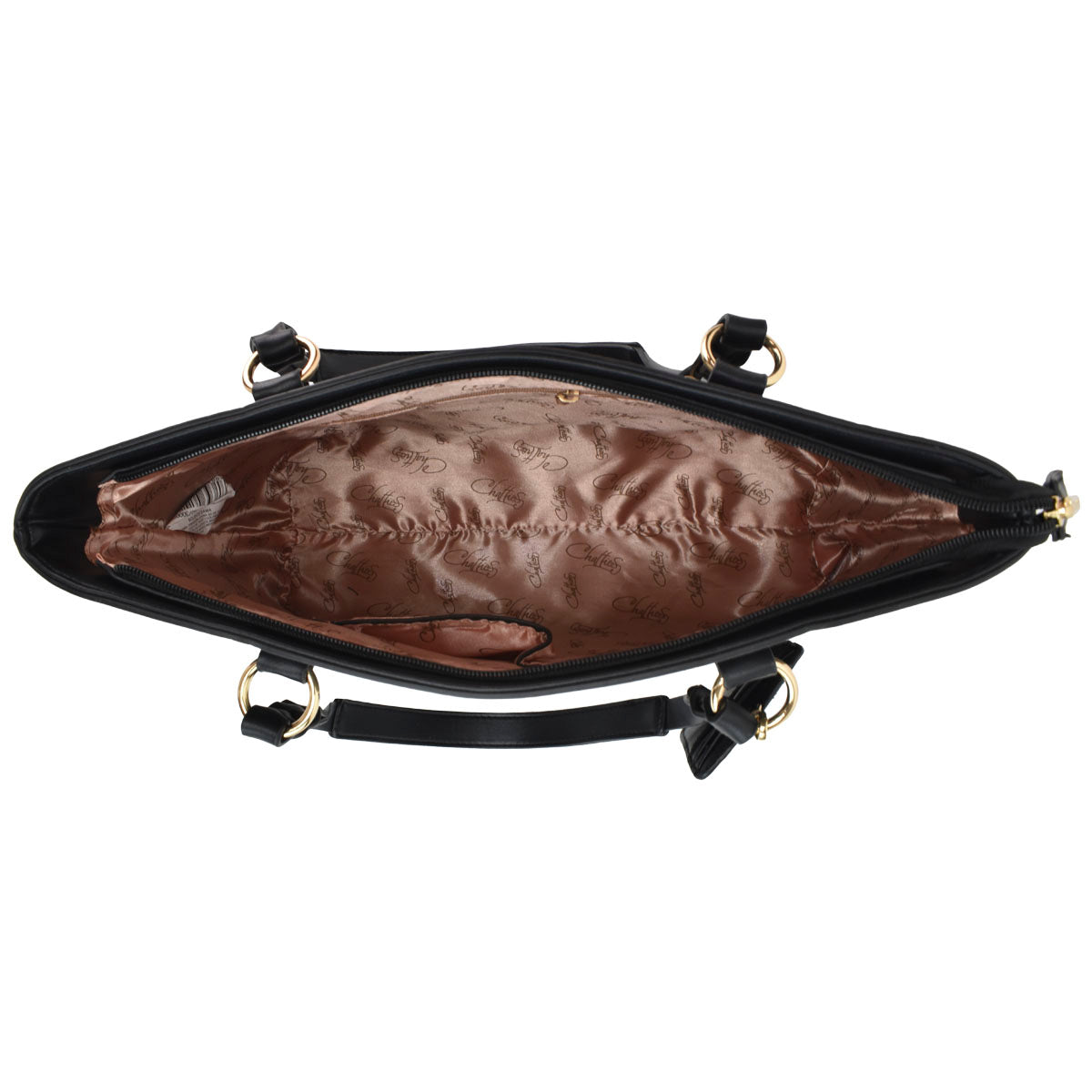 Bolsa Para Mujer Chatties Con Monedero Color Negro