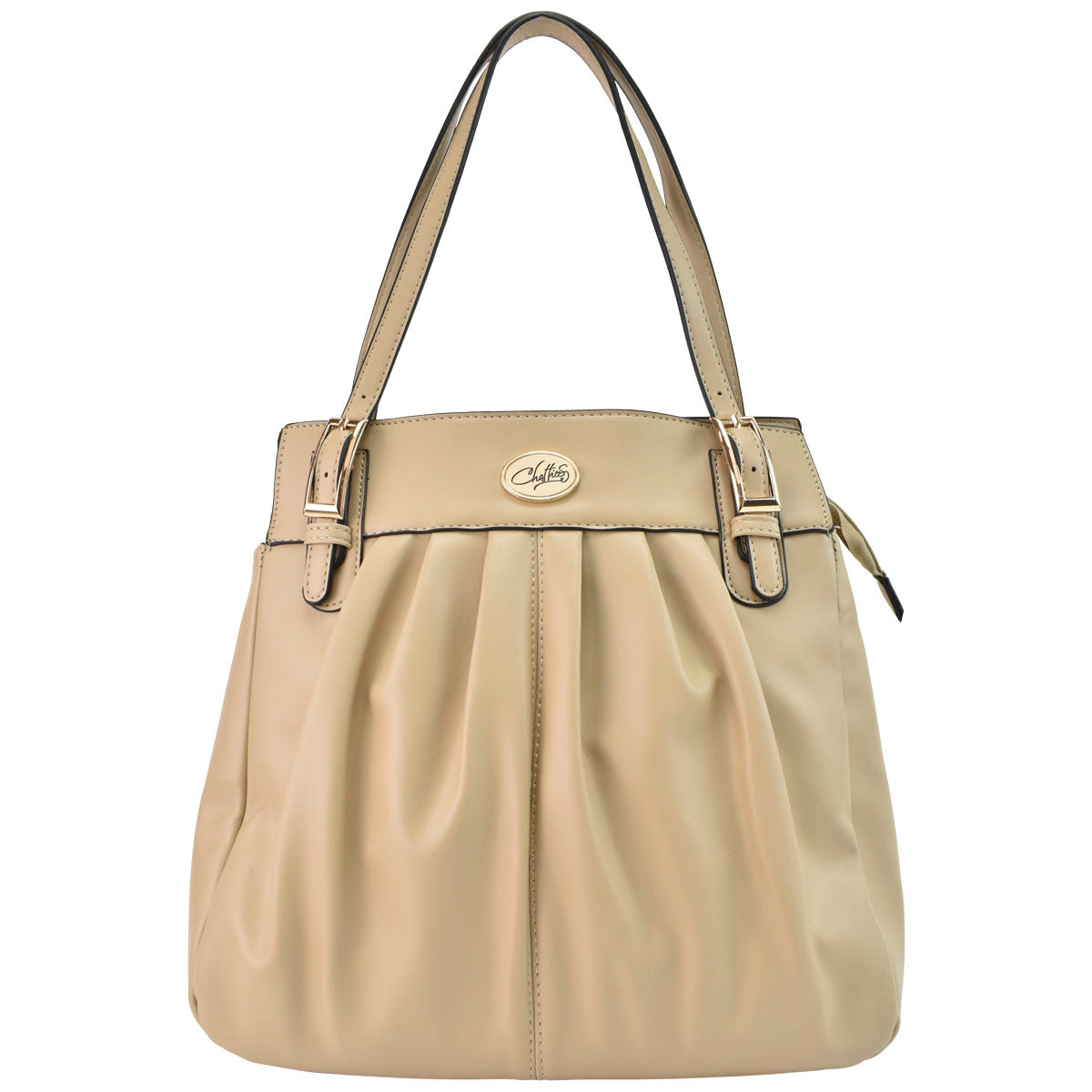 Bolsa Para Dama Tote De Gran Capacidad Chatties Beige
