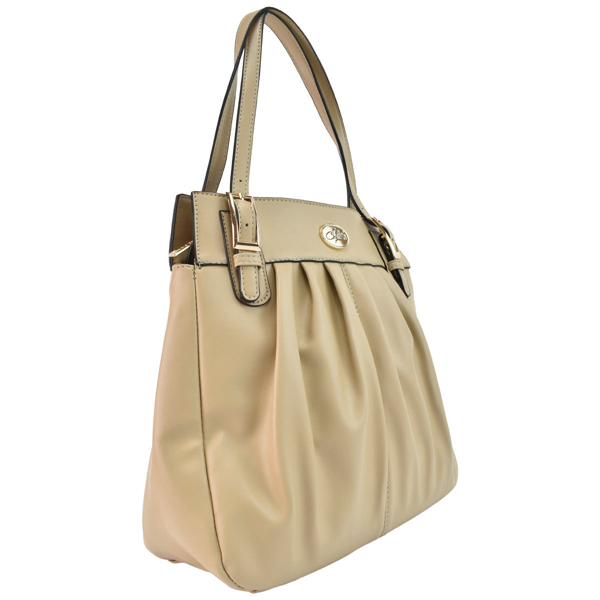 Bolsa Para Dama Tote De Gran Capacidad Chatties Beige