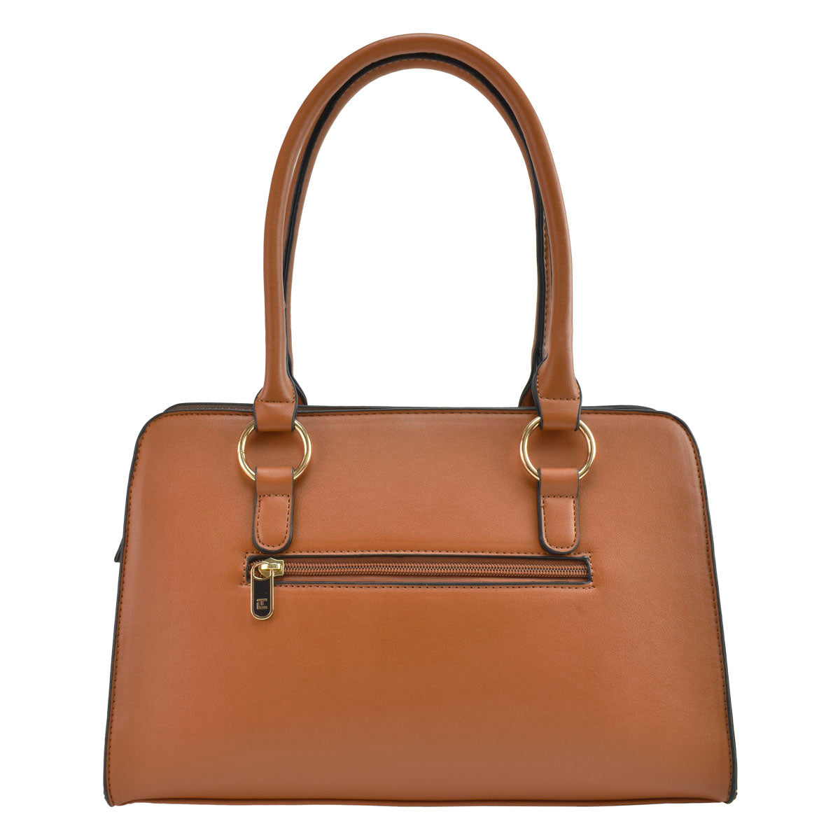 Bolsa Mini Tote Con Correa Desprendible Ted Lapidus Camello