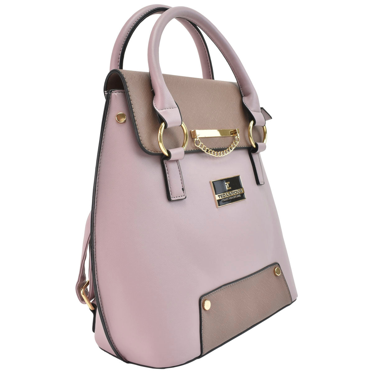 Mochila Para Dama Ted Lapidus Con Correas Ajustables Violeta