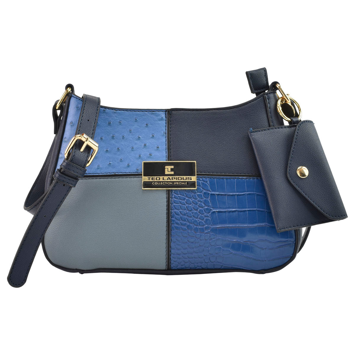 Bolsa Para Dama Ted Lapidus Estilo Hobo Azul