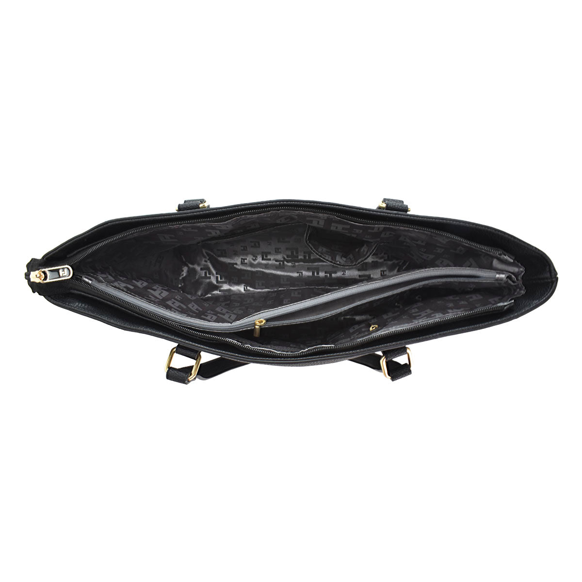 Bolsa De Dama TL Tipo Tote Color Negro