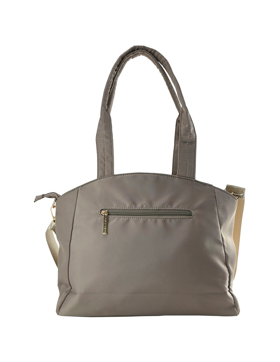 Bolso Tote De Dama Pardo Gran Capacidad Chatties