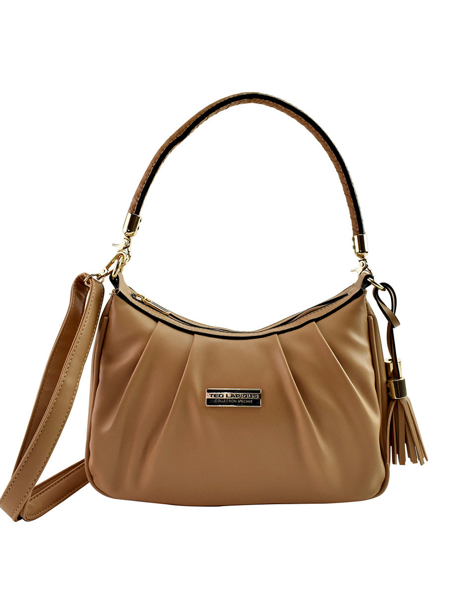 Bolsa Para Mujer Tipo Hobo Ted Lapidus Camello