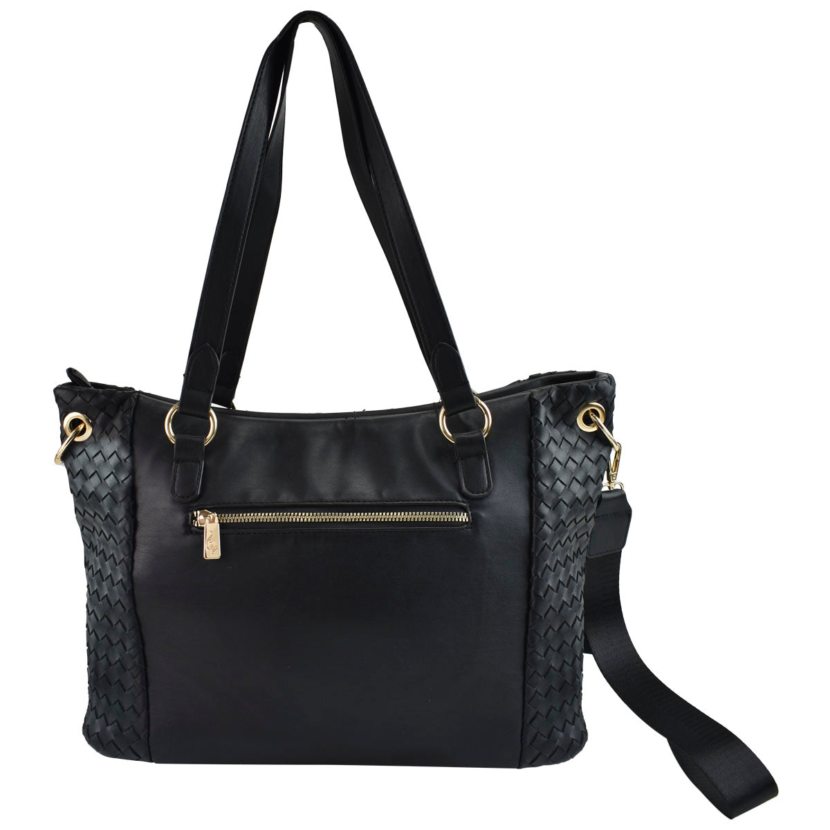 Bolsa Para dama Tipo Tote Con Correa Desprendible Baby Phat Color Negro