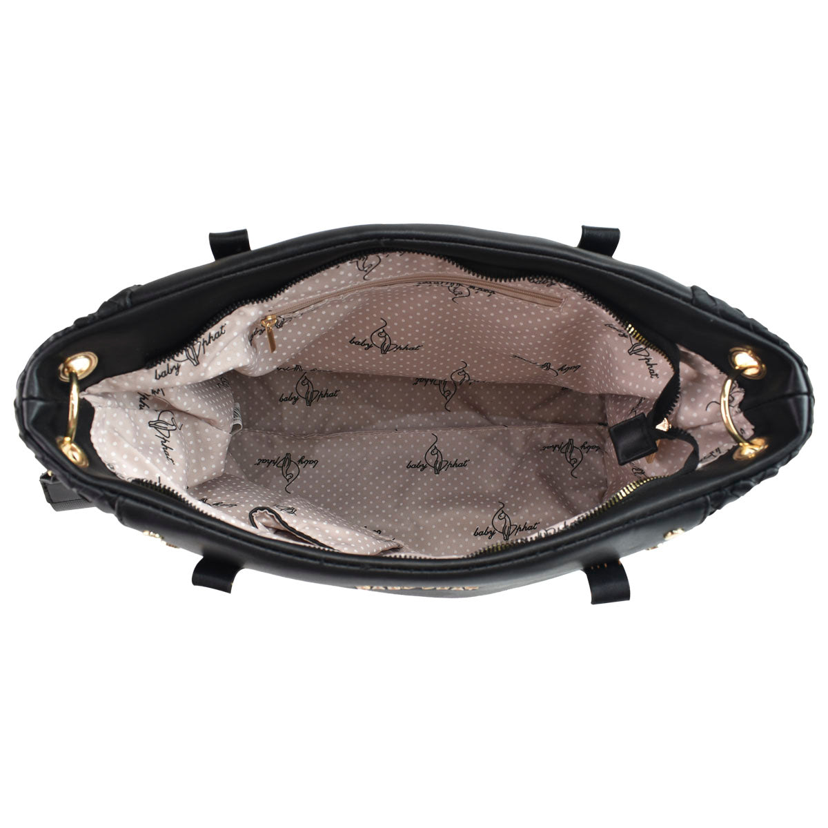 Bolsa Para dama Tipo Tote Con Correa Desprendible Baby Phat Color Negro