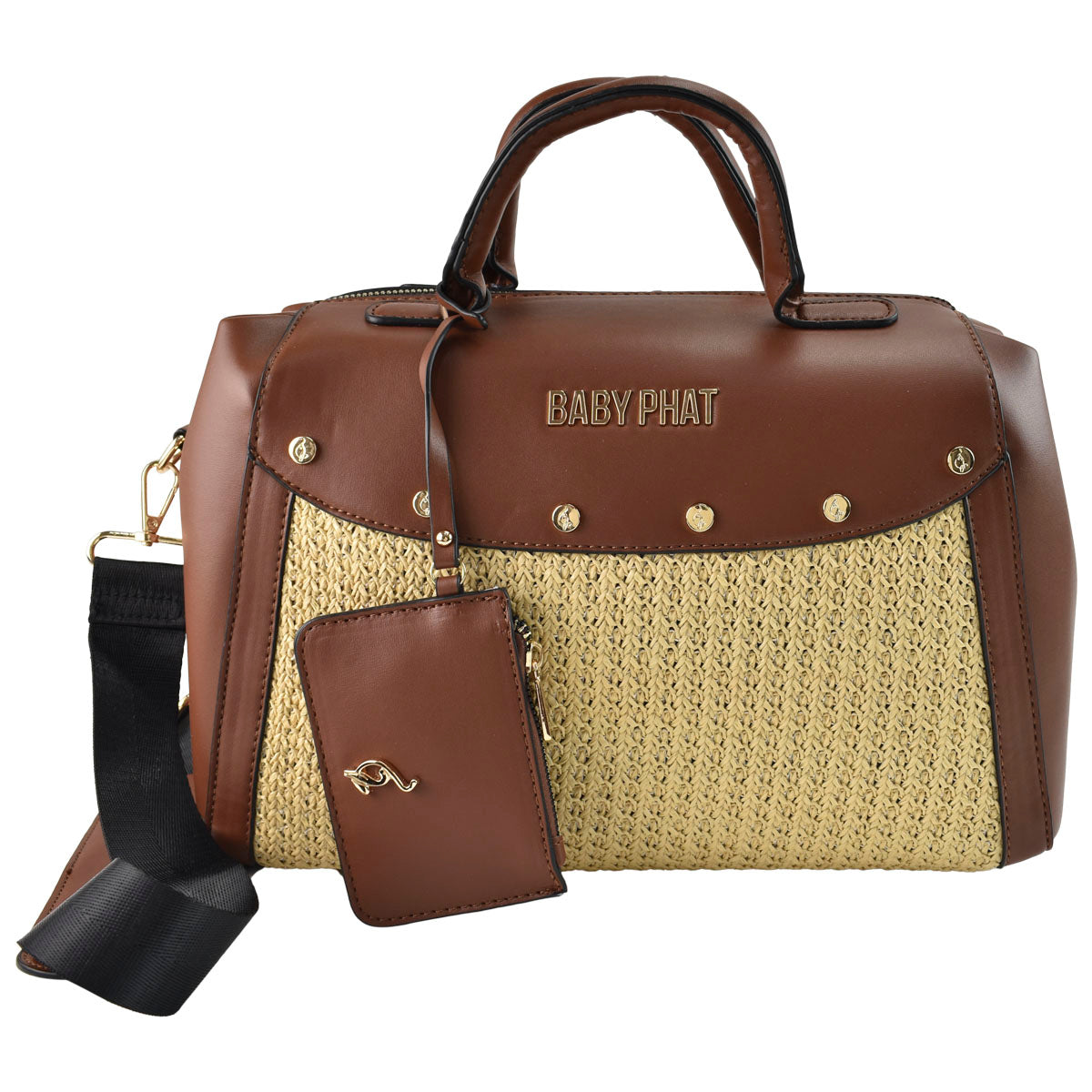 Bolsa Para Dama Bowling Café Con Correa Desprendible Ted Lapidus