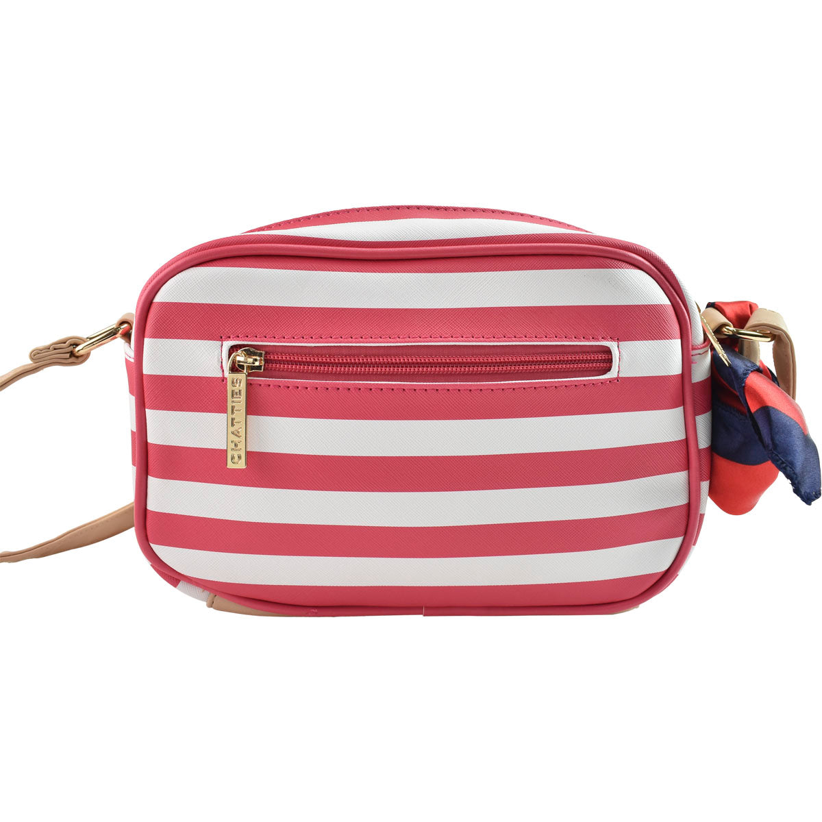 Bolsa Para Dama Crossbody Rayas Con Monedero Chatties