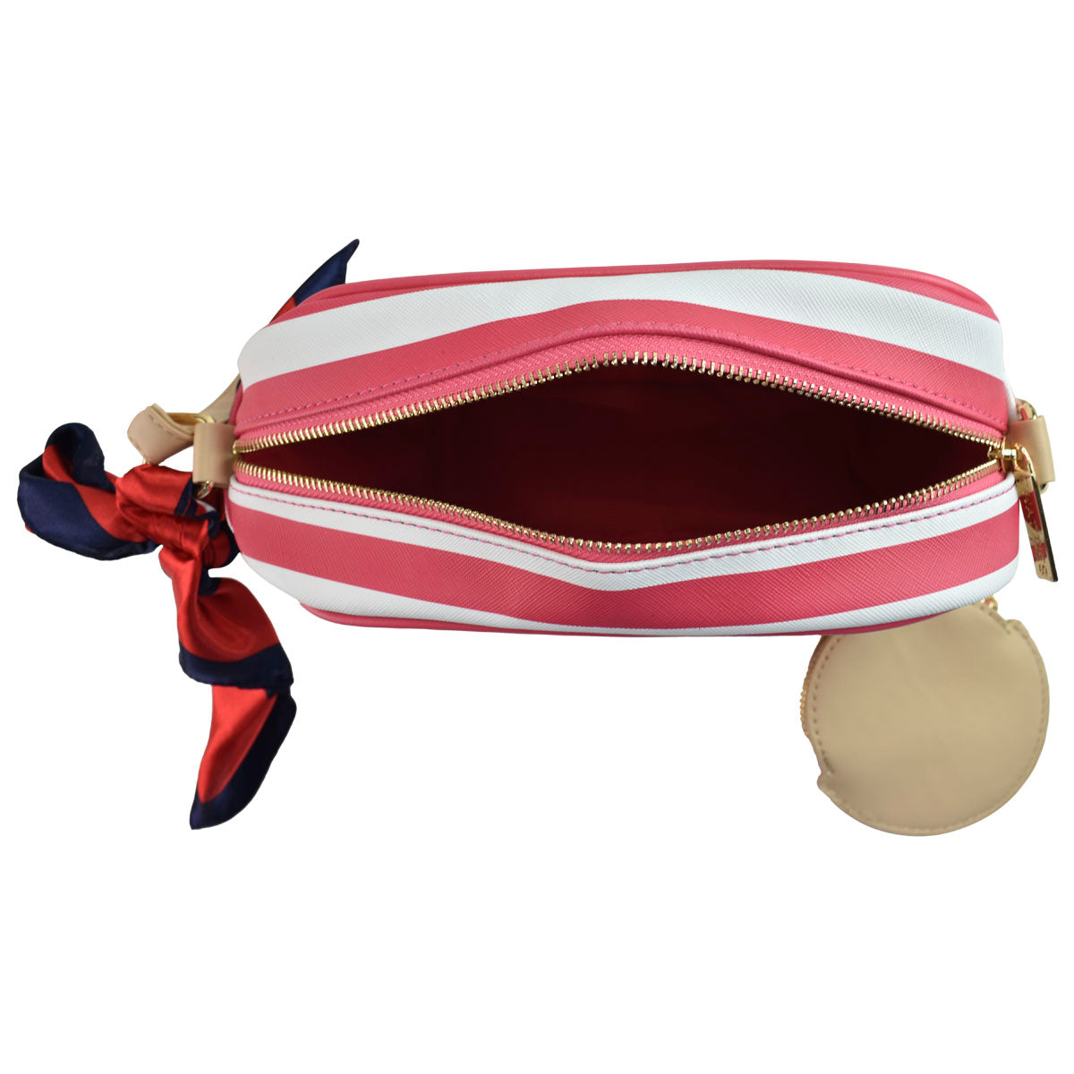 Bolsa Para Dama Crossbody Rayas Con Monedero Chatties
