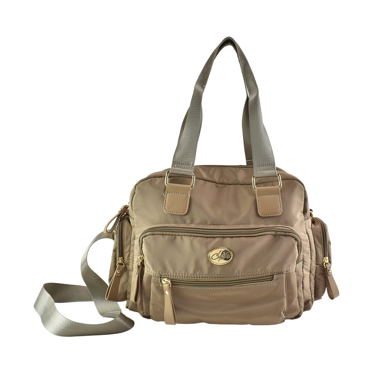 Bolsa Para dama Estilo Bowling Kaki Gran Capacidad Chatties