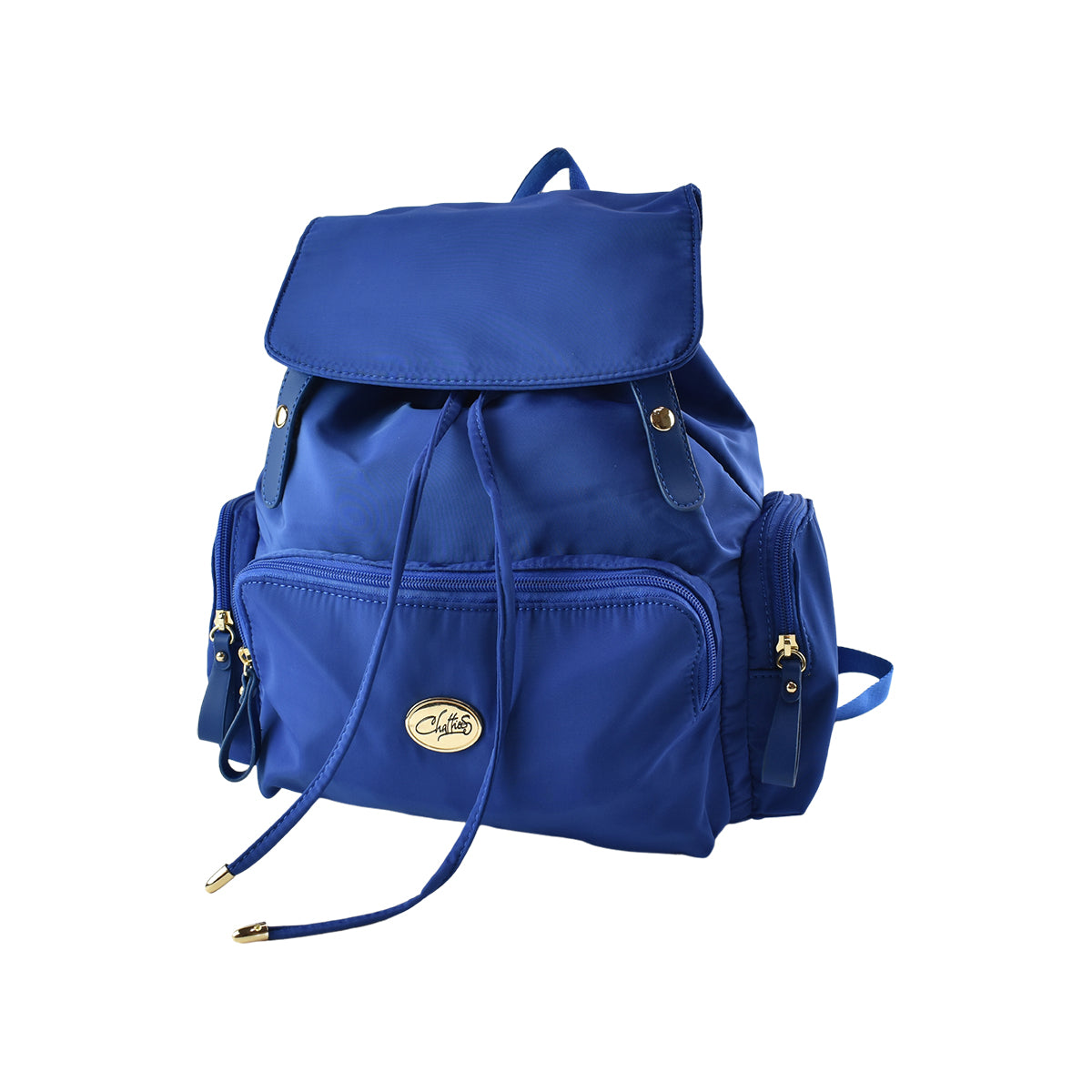 Bolso Backpack Para Mujer Azul Chatties