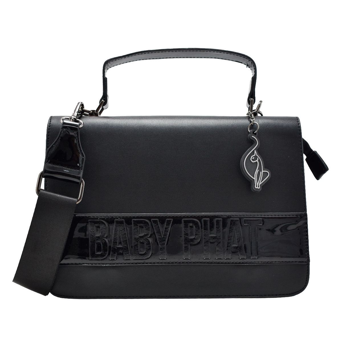 Bolso Baby Phat Crossbody Para Dama Color Negro