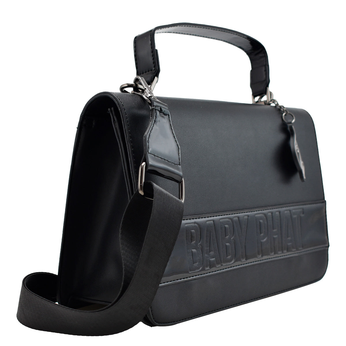 Bolso Baby Phat Crossbody Para Dama Color Negro