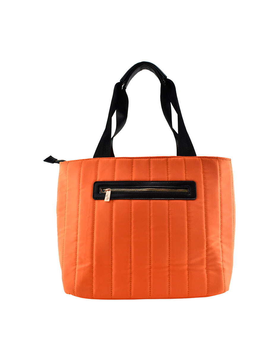 Bolso Tote De Mano Naranja Baby Phat Con Monedero