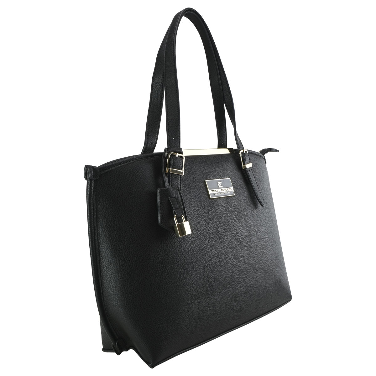 Tote Bag Negro De Hombro Ted Lapidus
