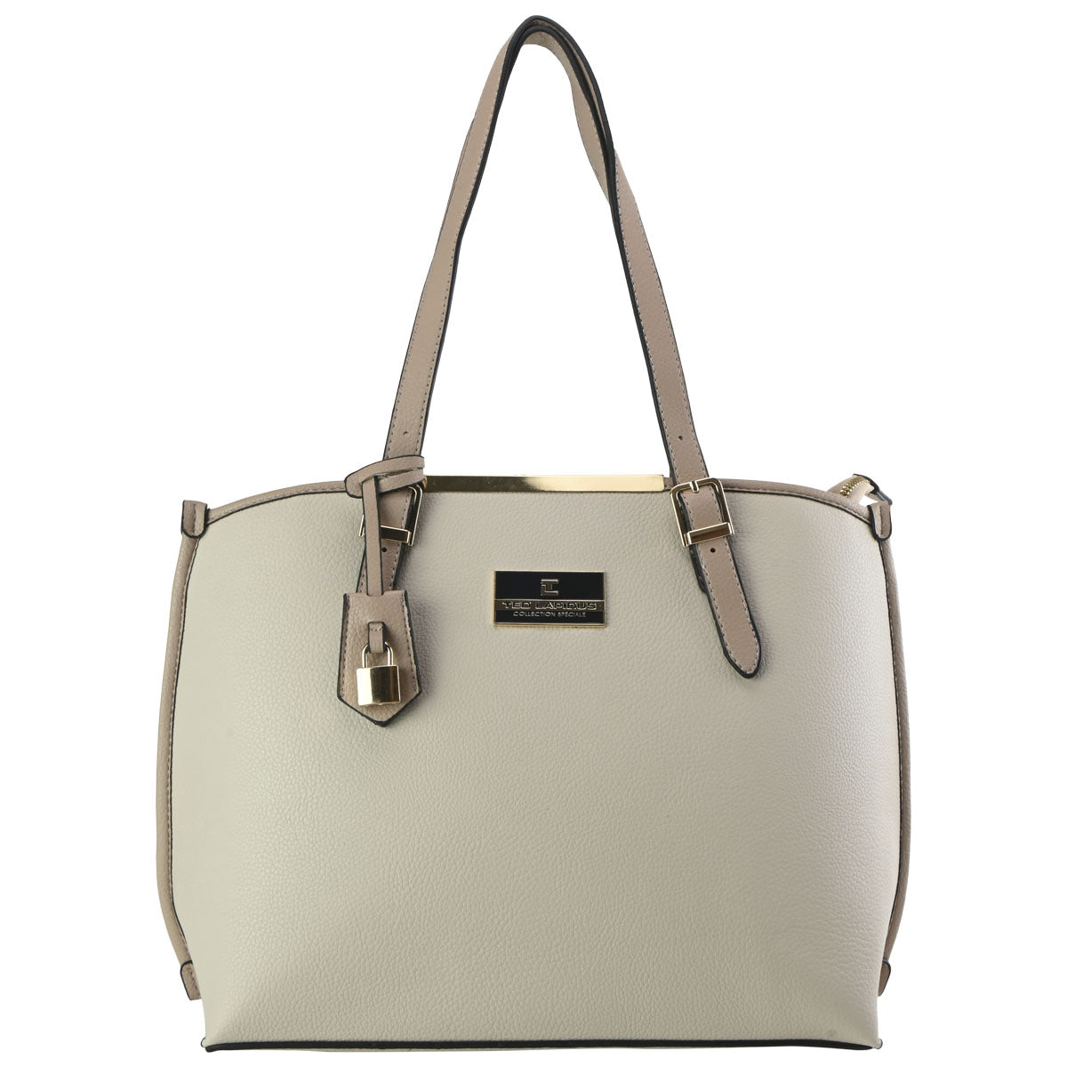 Tote Bag De Hombro Ted Lapidus Marfil