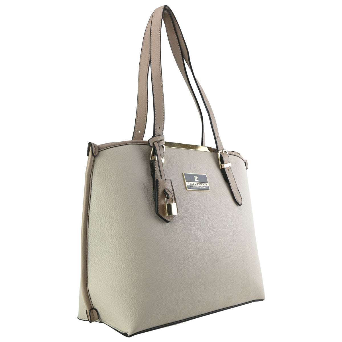 Tote Bag De Hombro Ted Lapidus Marfil