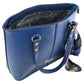 Bolsa Ted Lapidus Tote Azul Para Mujer Con Moño Decorativo