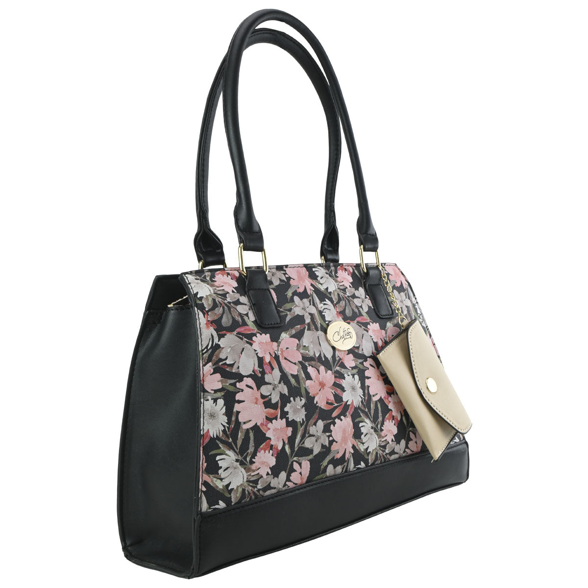 Bolsa Chatties Con Estampado De Flores Multicolor Mujer