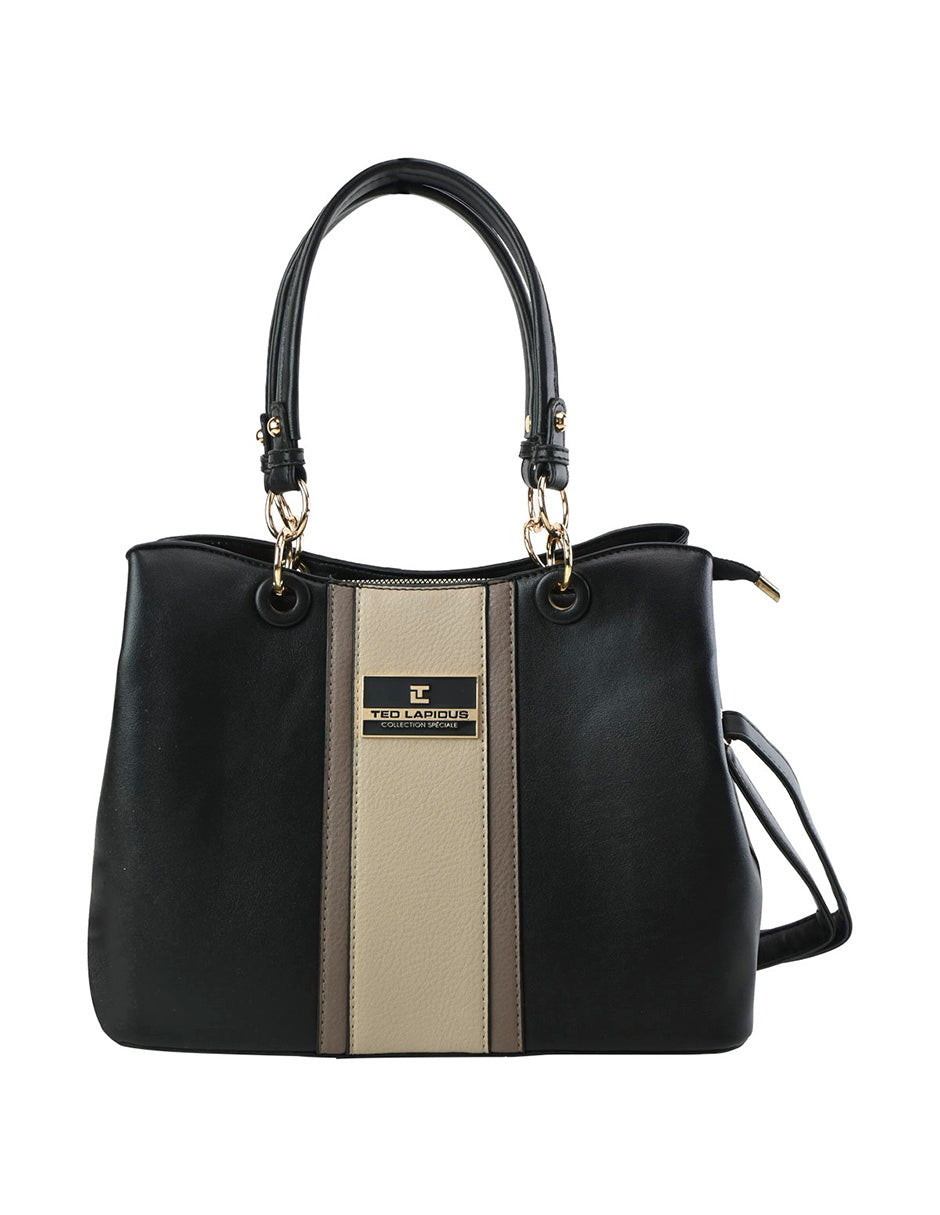 Bolso Tote Ted Lapidus Con Correa Ajustable