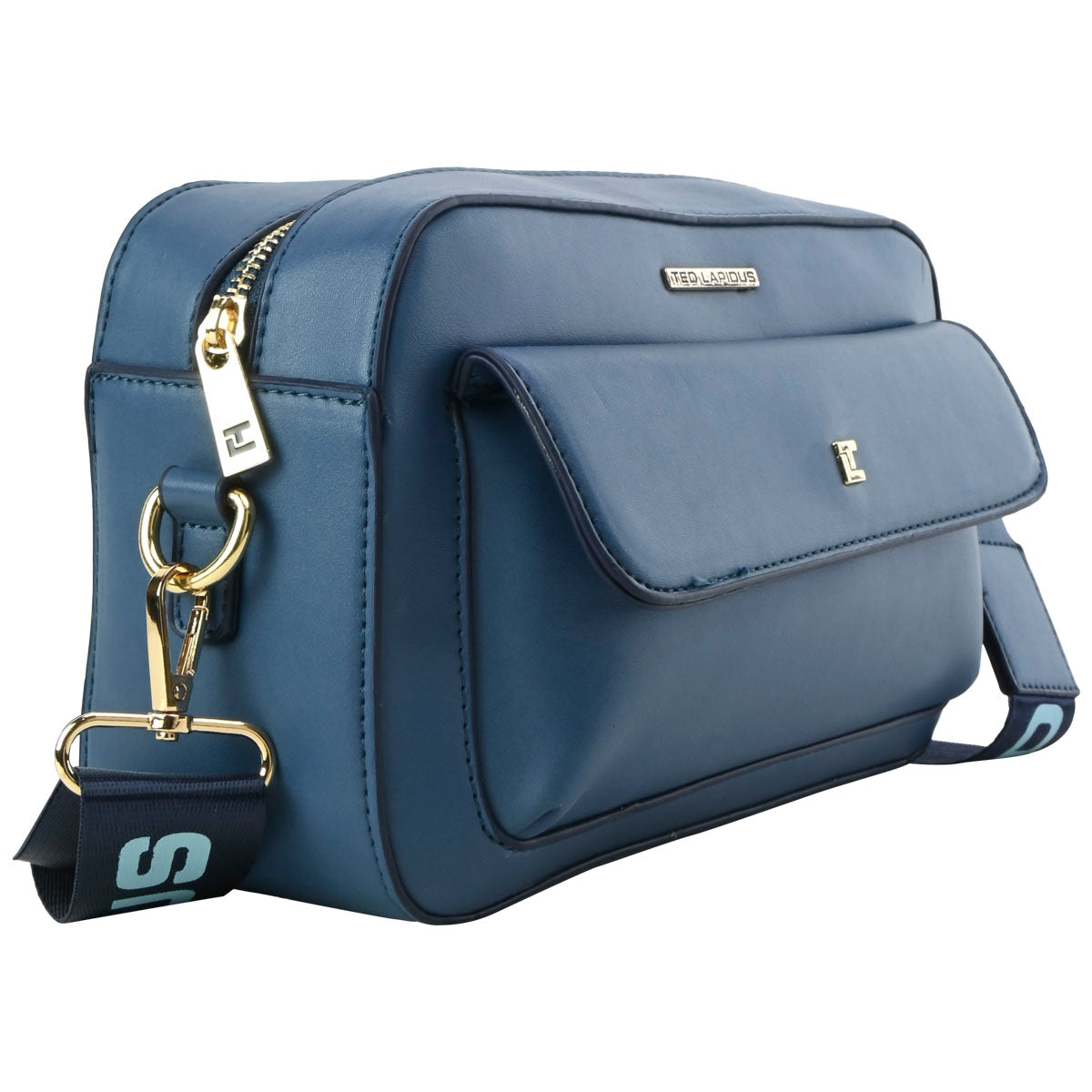Bolso Crossbody Azul Para Mujer