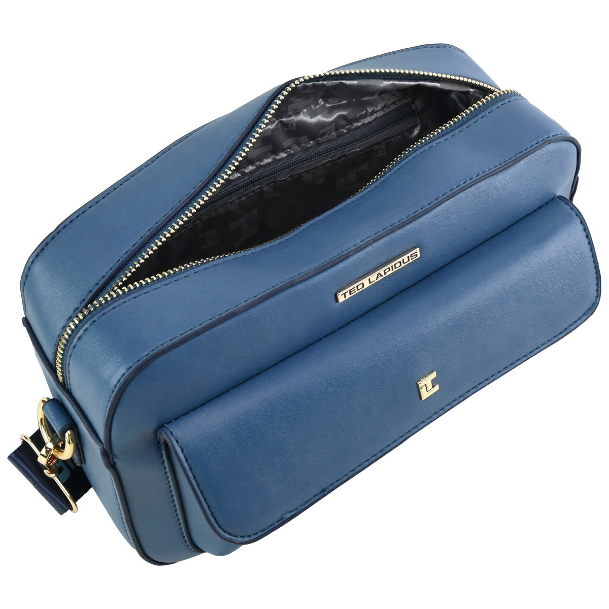Bolso Crossbody Azul Para Mujer