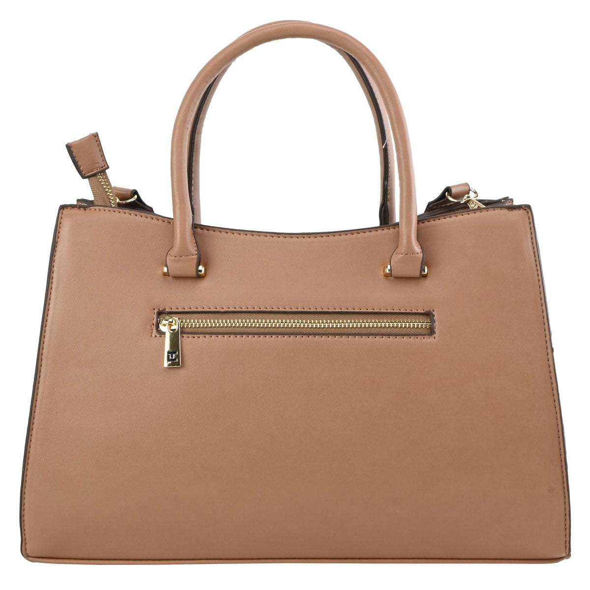 Bolso Tote Liso Para Dama Ted Lapidus Color Camello