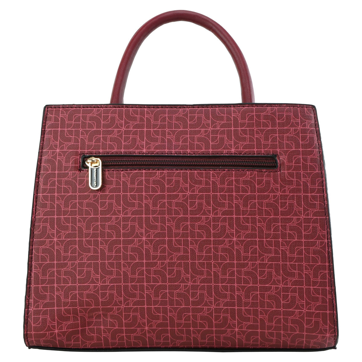Bolsa Ted Lapidus Para dama VIno Tote Diseño Con Broche