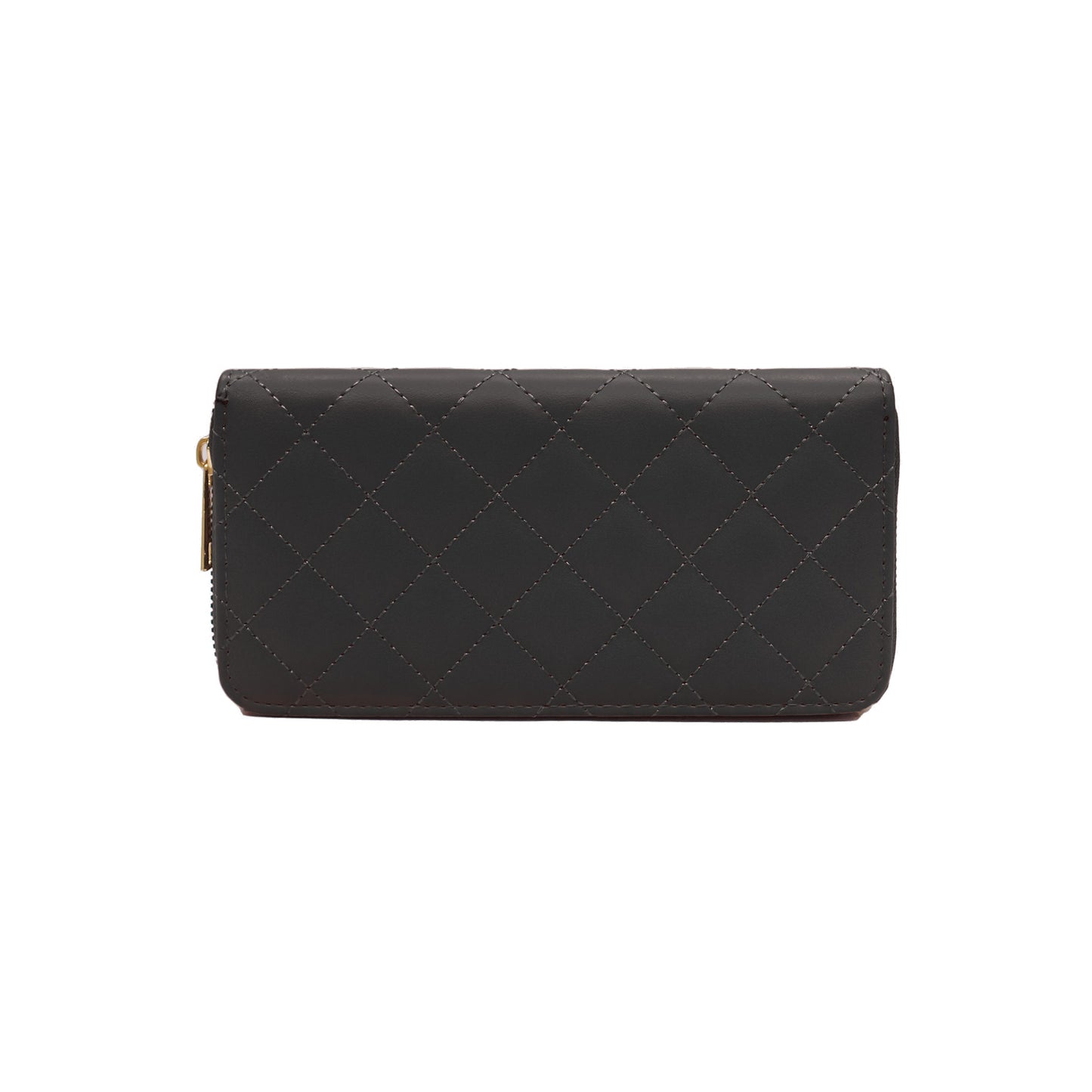 Cartera Larga Para Mujer Rombos De Gran Capacidad, Billetera