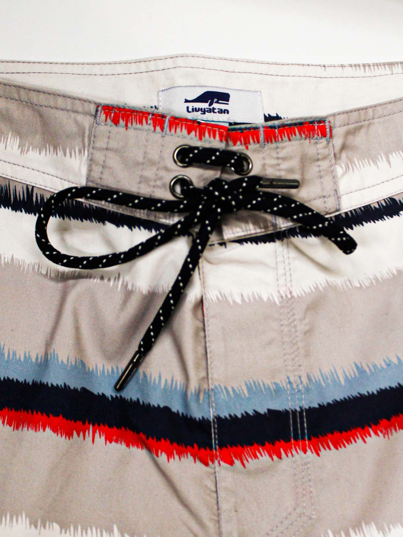 Traje De Baño Multicolor Rayas Corto Playa Casual Para Hombre
