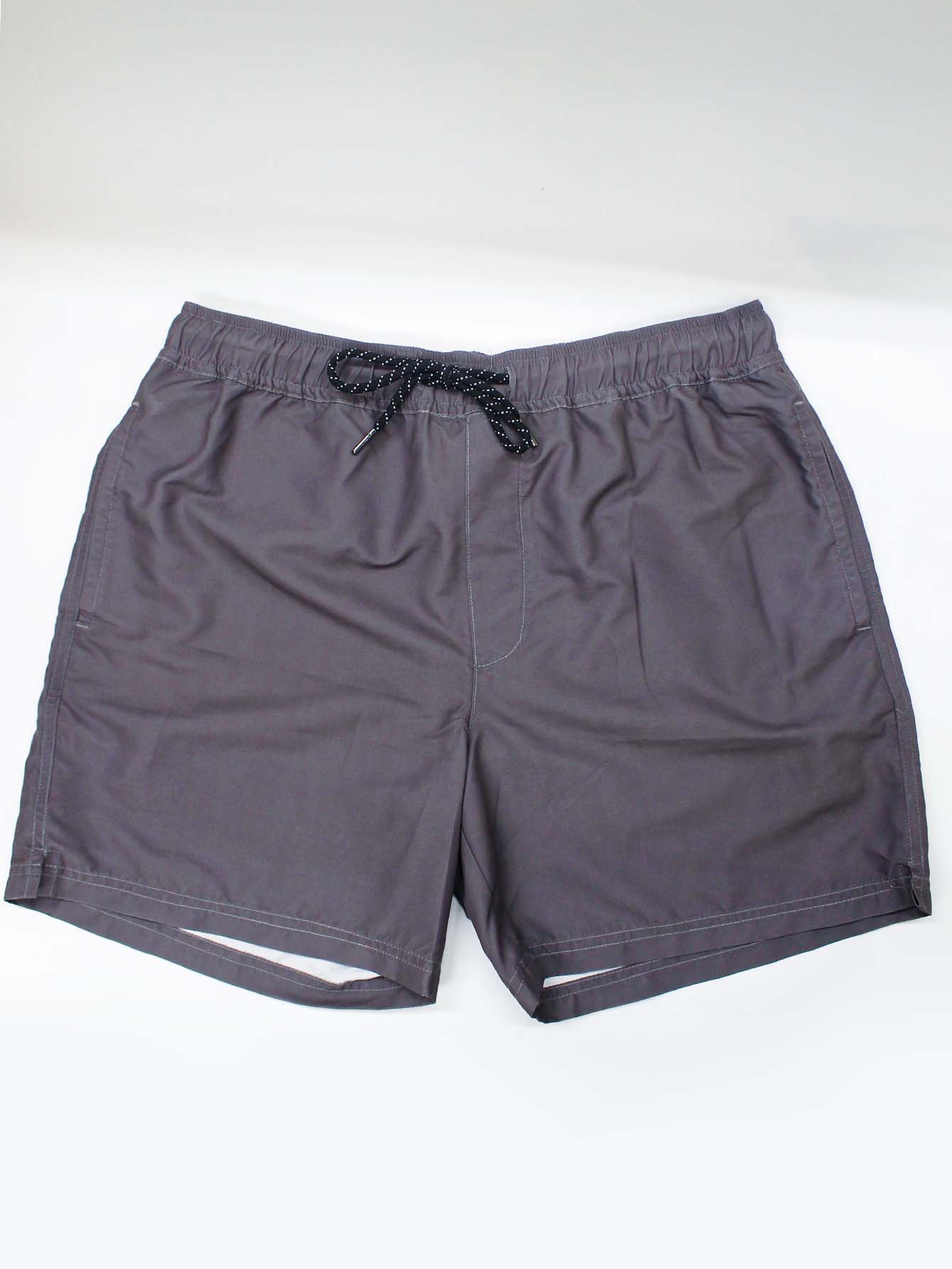 Traje De Baño Gris Corto Playa Casual Para Hombre