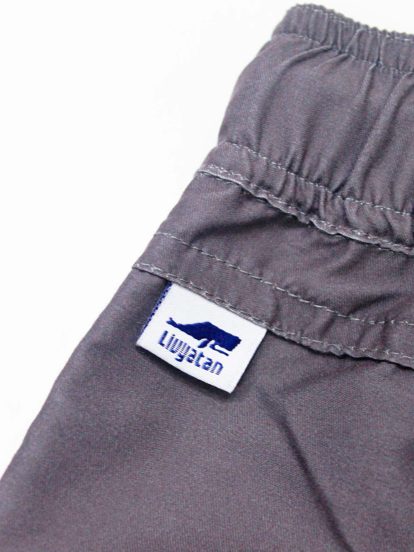 Traje De Baño Gris Corto Playa Casual Para Hombre
