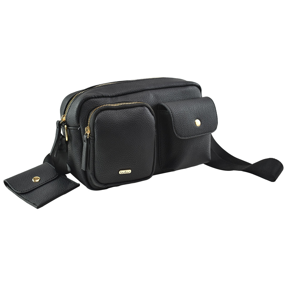 Bolsa Cangurera Casual Con Compartimentos Lulu Para Mujer