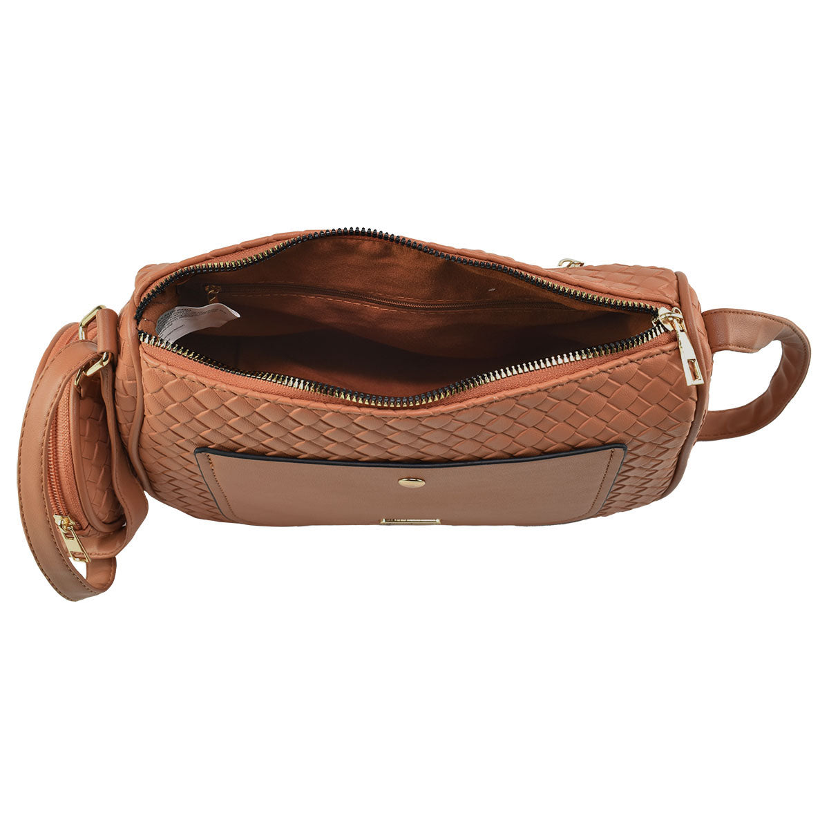 Bolso Crossbody Bandolera Moderno Lulu Para Mujer Camel