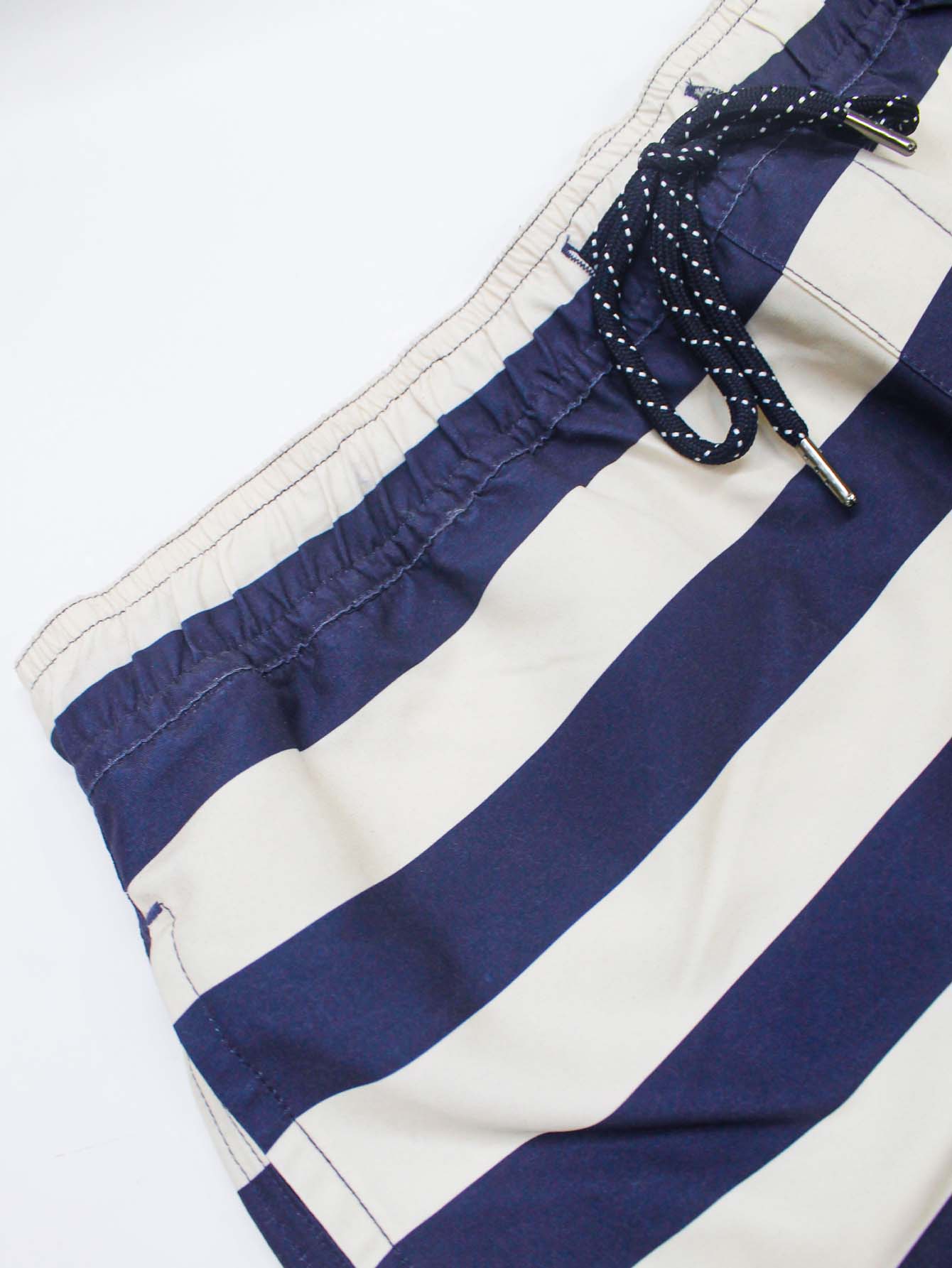 Traje De Baño Rayas Corto Playa Casual Para Hombre