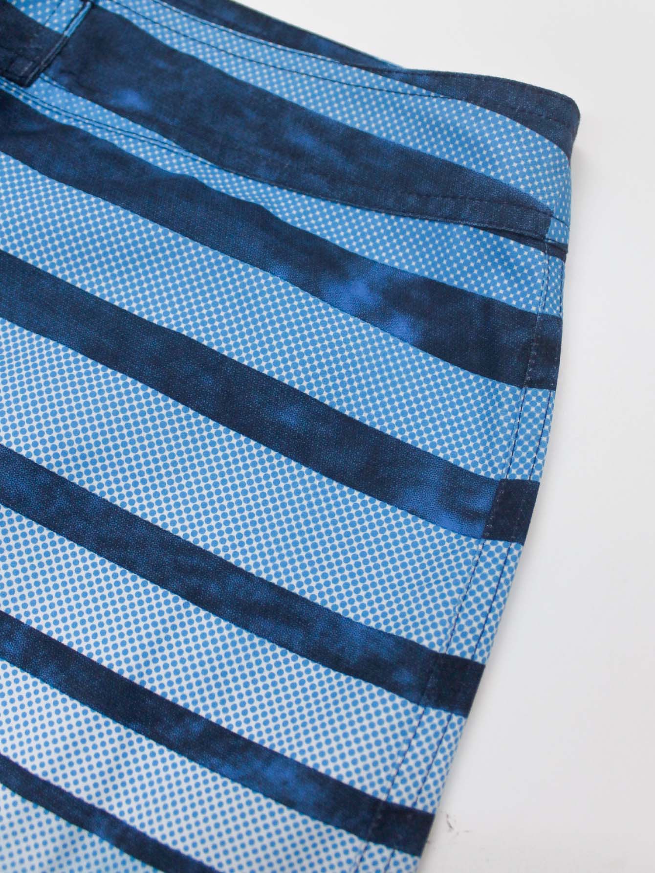Traje De Baño Corto Playa Casual Para Hombre Con Estampado