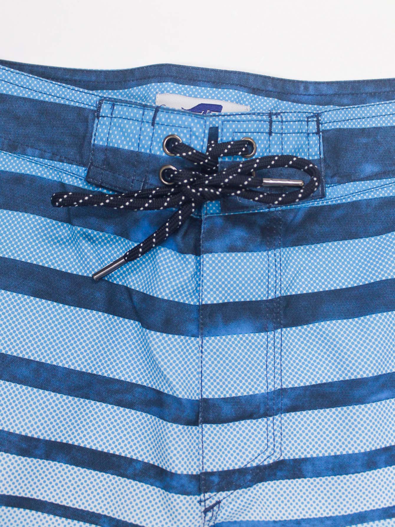 Traje De Baño Corto Playa Casual Para Hombre Con Estampado