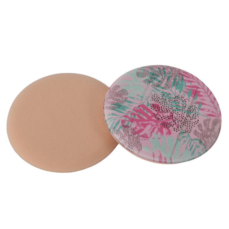 Esponja Para Maquillar Easy Beauty 2 pzas. diseño de flores