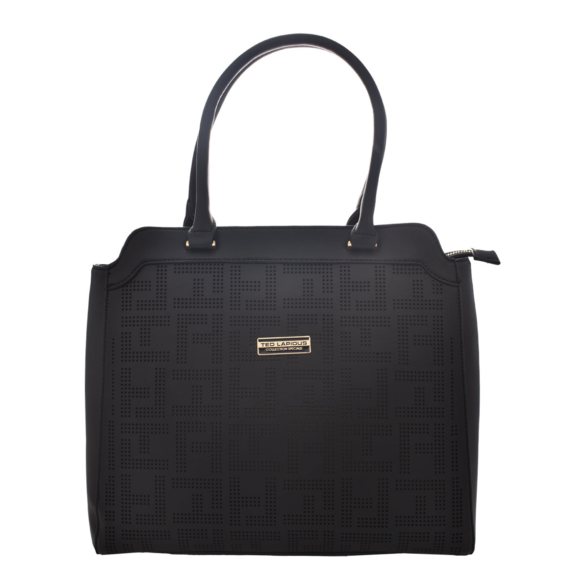 Bolsa Estampado Frontal Ted Lapidus Tote Negro