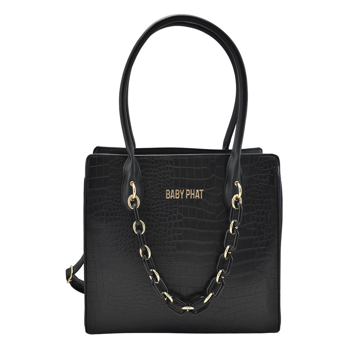 Bolsa Para Dama Tote Diseño Tipo Animal Print Color Negro Baby Phat