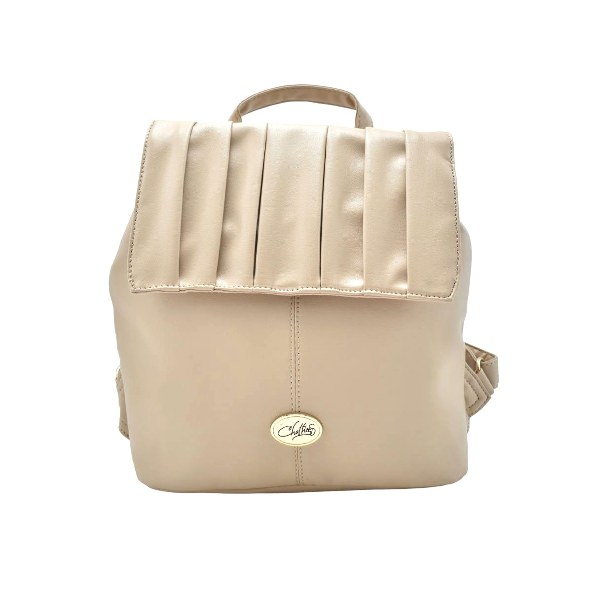 Mochila De Broche Chatties Beige