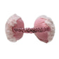 Orejeras de diadema Peschelle con glitter color rosa