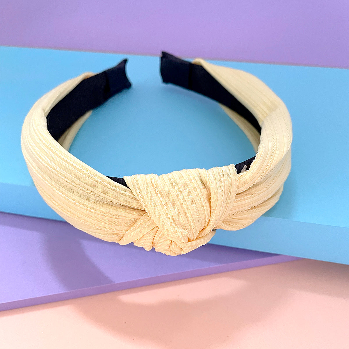 Diadema para el cabello Peschelle color amarillo